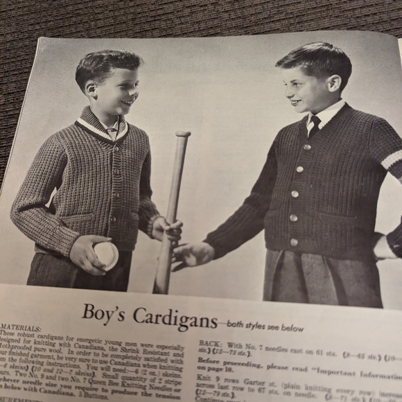 3/$30. Beehive vintage knitting Patterns for boys and Girls. - Picture 10 of 10